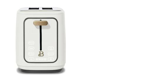 2-Slice Toaster with Touch-Activated Display, White Icing by Drew Barrymore